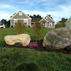 Decorative landscape boulders